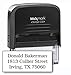 MaxMark Custom Three Line Self Inking Stamp - 3/4
