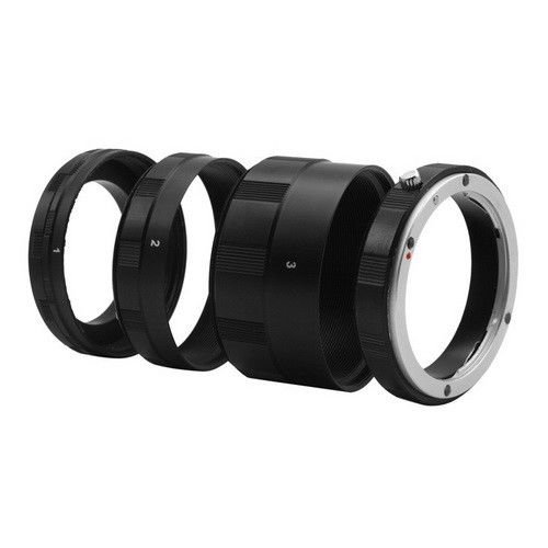 FocusFoto Macro Extension Tube Ring Set for Nikon F-Mount DSLR