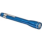 MagLite Mini LED Flashlight &ndash; Compact, Water-Resistant, Twist On/Off, 2-Cell AAA Battery-Powered &ndash; Blue