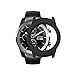 SIKAI CASE Anti-Scratch Protective Cover Compatible with Ticwatch Pro Smartwatch, Ultra Lightweight PC Case, Multi-Colors to Choose, Easy Install, Shock-Proof Bumper Shell Accessories (Black)