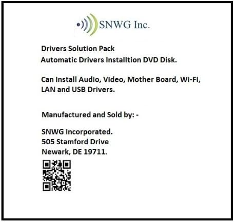 SNWG Automatic Drivers Install Recovery Restore Updater for Sony Laptops desktops DVD Disk