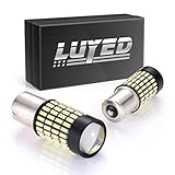 LUYED 2 X 1700 Lumens Extremely Bright 1156 4014 102-EX Chipsets 1156 1141 1003 7506 LED Bulbs Used For Backup Reverse Lights,Xenon White(Brightest LED in market)