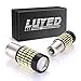 LUYED 2 X 1700 Lumens Extremely Bright 1156 4014 102-EX Chipsets 1156 1141 1003 7506 LED Bulbs Used For Backup Reverse Lights,Xenon White(Brightest LED in market) primary