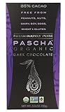 Pascha Organic Dark Chocolate 85% Cacao -- 3.5 oz - 2 pc