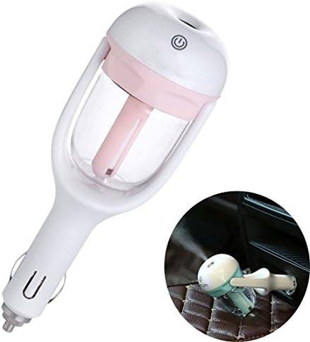 Car Aroma Diffuser Humidifier , MIMICat 25ml Auto Mini Car Air Humidifier Aroma Diffuser Aromatherapy Purifier Portable Travel Humidifier (Pink)