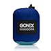 Gonex Portable Outdoor Camping Hammock, Nylon Parachute Single Hammock for Travel Camp with Hammock Straps, Ultralight (Dark blue+Light blue)