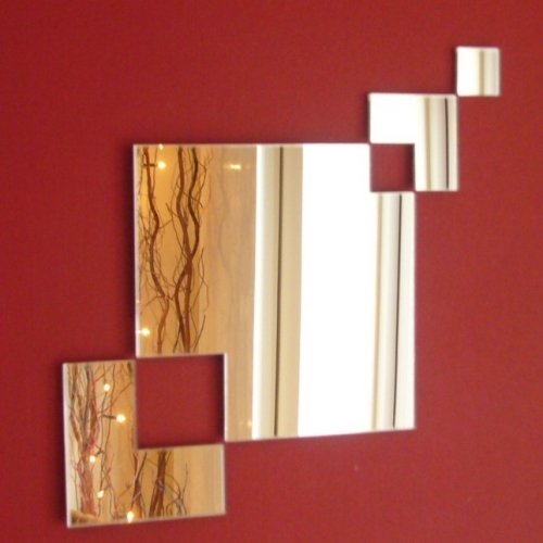 Super Cool Creations Square Chain Mirrors - wall space approx 50cm