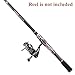 PLUSINNO Telescopic Fishing Rod Retractable Fishing Pole Rod Saltwater Travel Spinning Fishing Rods Fishing Poles