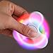 Hot Sale! AMA(TM) LED Light Fidget Hands Spinner Fingertip Bearing Toy EDC Focus ADHD Autism Decompression Gyro (Red)