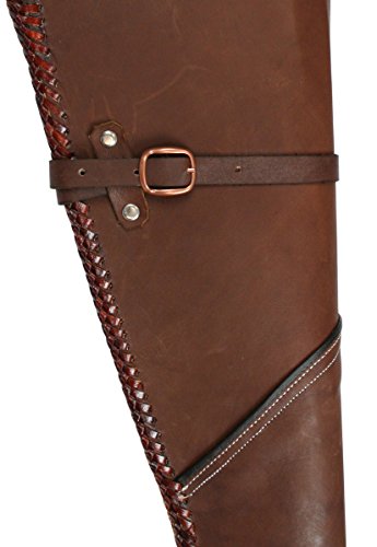Historical Emporium Men's Western Plain Leather Rifle Scabbard Sorrel Brown