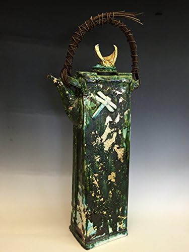ARABELLA ARK CERAMICS Rain Forest Dragonfly Tea Temple