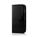 32nd Book Wallet PU Leather Flip Case Cover for Xiaomi Redmi 4, Design with Card Slot and Magnetic Closure - Black