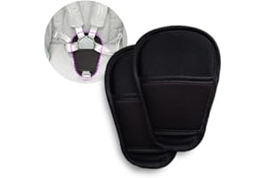 IYWISH Baby Stroller Crotch Pads Car Seat Stroller Strap Pads Universal Cushion Crotch Pads for Infants Child Kids Infant Seat Stroller Strap Comfort Cushion Baby Car Seats Belt Strap Covers Pushchair