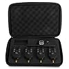 Ray-JrMALL-Set-4-PCS-Wireless-Blue-LED-Fishing-Bite-Alarms-Receiver-Carp-Running-Black Ray-JrMALL-Set-4-PCS-Wireless-Blue-LED-Fishing-Bite-Alarms-Receiver-Carp-Running-Black