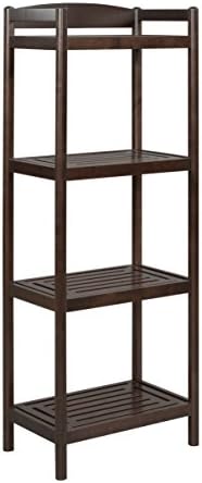 Exmore Tall Bookcase / Media Tower with Adjustable Shelf