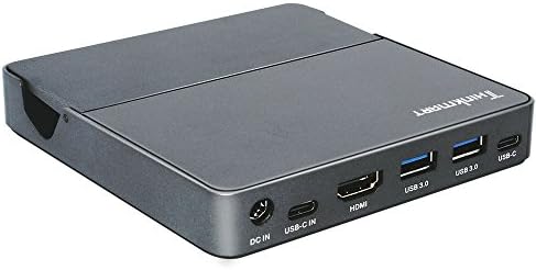 USB-C Docking Station, Thinkmart Mini USB3.1 Type-C Display Docking Station with Power Delivery, HDMI (4K@30Hz/1080P@60Hz), 4 USB Ports (2 USB 3.0, 2 USB C) for MacBook Thunderbolt 3
