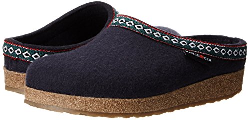 Haflinger Grizzly Franzl Kinder (Little Clog, Navy, 35 (US 4 Big Kid) M