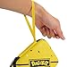 D DACCKIT Case for Pokemon Trading Cards, Fits Up to 400 Cards, Card Holder with Hand Strap & Carabiner - Lightning Yellow