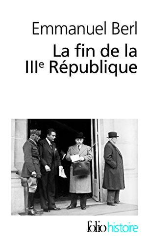 La  fin de la IIIe République