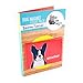 Pop Doggie Boston Terrier Refrigerator Magnets with Funny Sayings (Set of 4)