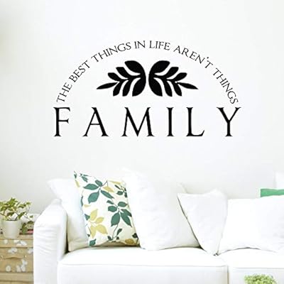 Llzz Wall Sticker Home Wall Decal Detachable Theme Life Best
