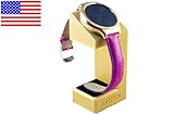 Huawei Watch Stand, Artifex Charging Dock Stand for Huawei Watch, New 3d Printed Technology, Jewel and Elegant Smartwatch Cradle (Gold)