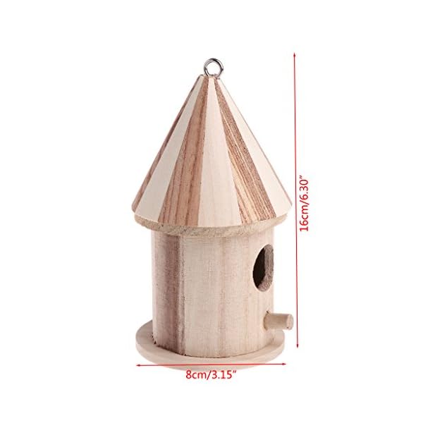 A0127 - Casetta per uccelli in legno, motivo: cinciallegre