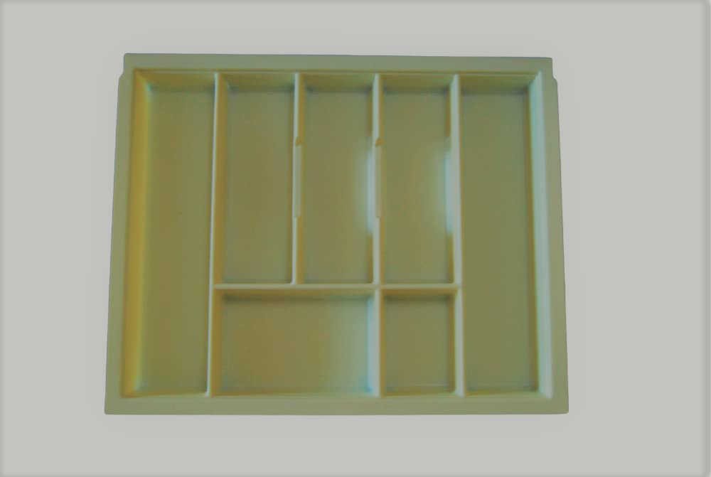 Blum Cutlery Tray Cream/Ivory To Fit Most 60cm / 600mm Drawers. Textured Plastic 530mm Wide x 430mm Deep x 50mm High CT1/600