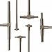 Thegood88 Set 6 Telescoping Gage T Hole Precision Measurement Range 5/16