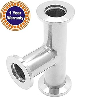 Kf 25 3 Way Tee Vacuum Fittings Iso Kf Flange Size Nw 25 Vacuum Fittings Reducer 304 Stainless Steel Amazon Com Industrial Scientific