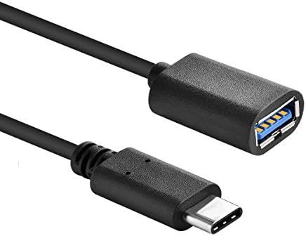 INOD USB-C to USB3.0 Adapter ,USB-C OTG Cable , USB3.1(USB C) to USB 3.0 A Female Adapter Cable Compatible with Galaxy S8 ,Nexus 6P 5X, LG V20 G5 ,MacBook Pro ,Google Pixel and more (Black)
