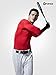 TSLA Men's UPF 50+ Mock Long Sleeve Compression Shirts, Athletic Workout Shirt, Base Layer for Water Sports, BLM Edition Red, Medium