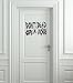 Don't Open Dead Inside Wall Decal- Black (20