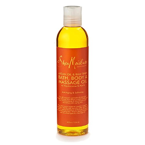 UPC 764302280163, SheaMoisture Argan Oil &amp; Raw Shea Butter Bath, Body &amp; Massage Oil, 8 Ounce