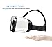 AMANE 3D VR Glasses Virtual Reality Headset Movie Game Box for iPhone 6s/6 plus/6/5s/5c/5 Samsung Galaxy s5/s6/note4/note5 LG Nexus HTC and Other 4.5