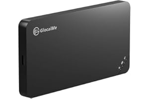 GlocalMe U3 4G LTE Mobile Hotspot Device, Portable WiFi Hotspot for Travel in 200+ Countries, No SIM Card Needed, 10 Connected Devices and Global 1GB Data, Pocket WiFi Hotspot Device (U3 Black)