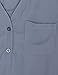 Women Shirts and Blouses for Summer,Messic Women's V Neck Shirts for Leggings Button Chiffon Sleeveless Blouse Tank Shirt (Grey Blue,Large)