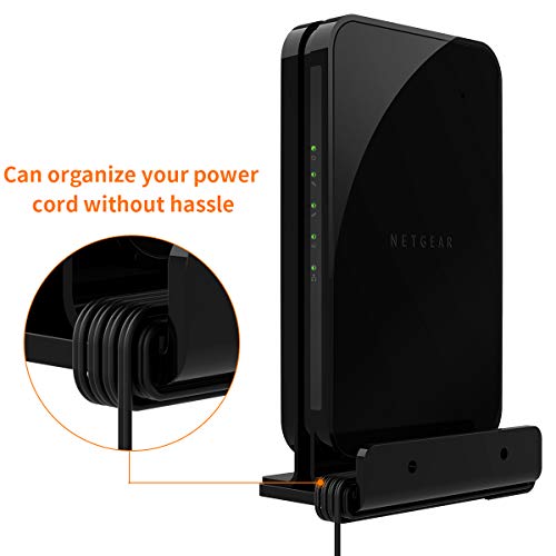 Sturdy Clear Acrylic Wall Mount Bracket Holder for NETGEAR Cable Modem CM500(Only for 300Mbps Max Download)