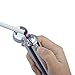 Electronic Arc Lighter Flameless USB Rechargeable Windproof Plasma Electric Lighter for Candle, Gas Stove, BBQ Grill and Camping (109silver)