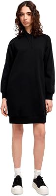 Robe pour Femme Art Sella, détails de Bande Monogramme, Noir, Taille XS, Noir, XS