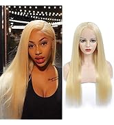 Geeta hair 613 Lace Front Wigs Human Hair 150% Density 13×4 Blonde Lace Front Human Hair Wigs for...
