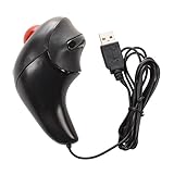 SODIAL(R) Thumb-Controlled Handheld Wired Trackball Mice Mouse