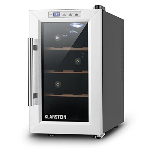 Klarstein Reserva Piccola Wine Cooler, Beverage Refrigerator, 8