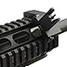 FSI Tactical Precision Machined Aluminum QD Weaver Pica Tinny 45 Degree Front And Rear Combo Set, Flip Up Rapid Backup AR15 AR-15 M16 M4 M-4 Flattop A1 A2 Post Back Up Iron Sight Mount