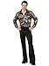 Charades Men's Disco Pant Costume Bottoms, Black, W-34