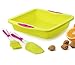 Square Cake Pan Baking Mold MeatLoaf bread Pie set with Spatula and Brush Extra Thick and Solid Silicone …
