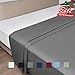 Queen Size Bedding Flat Sheet Only, Cok Gray Flat Sheet Queen, Ultra Soft Polyester Microfiber Bed Sheet, Extra Breathable and Cooling Sheet, Hypoallergenic and Comfortable Top Sheet, 1 Pack