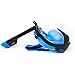 RADO Full Face Snorkel Mask | 180° Panoramic Views with Full Face Design | GoPro Compatible | Anti Fog and Anti Leak Protection | Tubeless Design (Blue, Large-X-Large)