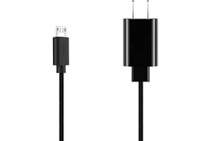 TLUOBIZ Ring Charger Cable - Compatible with Ring Video Doorbell (2020), 2/3/3 Plus, 4, Peephole Cam, Doorbell Pro (5FT USB+AC Adapter)