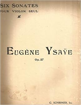 Ysaye six sonatas Clearance